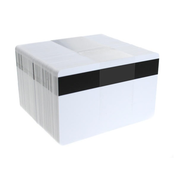 Bilde av Blank white cards with HI-CO / HICO magnetic stripe- IS0-7811-6 (CR80). 70102022 (DE,SE,NO,FI,RO,PL)